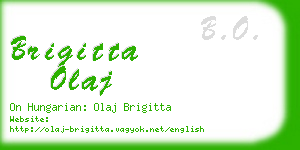 brigitta olaj business card